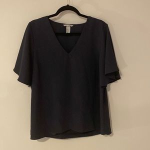 H&M Navy Blouse